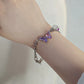 Japan Korea Star Moon armbånd til kvinder piger mode pink krystal perle kæde armbånd engros designer smykker fest gave