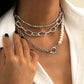 Goth barok perle mønt portræt vedhæng halskæde til kvinder vintage multi-layer link kæde halskæde punk æstetiske smykker 2023