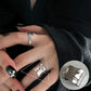 Minimalistisk 925 sølvring til kvinder Fashion Creative Irregular Geometric Aesthetic Open Ring Fødselsdagsfest Smykker Gave